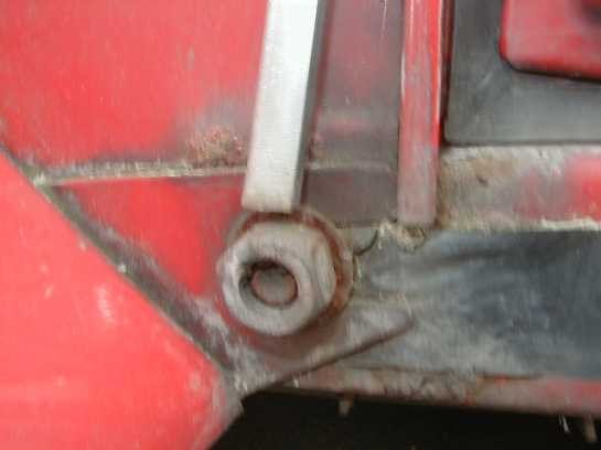 Picture 1 Rust covered by the front fender