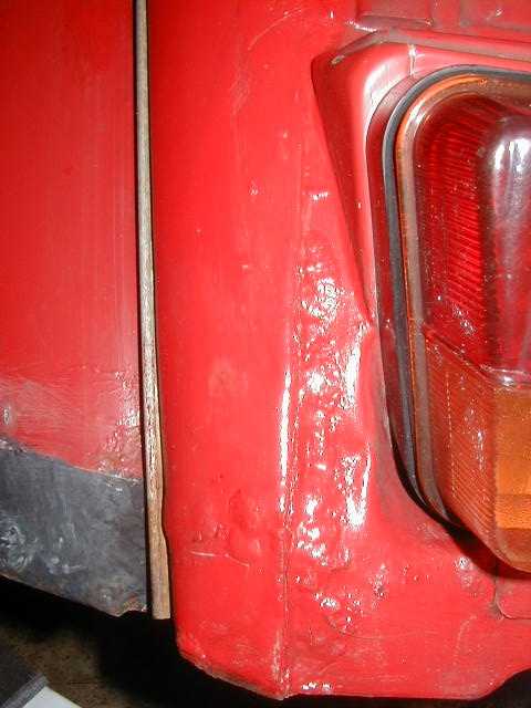 Picture 2 Bad rust what worked its way through from inside