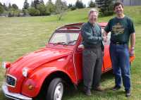 George's 2CV in Wisconsin
