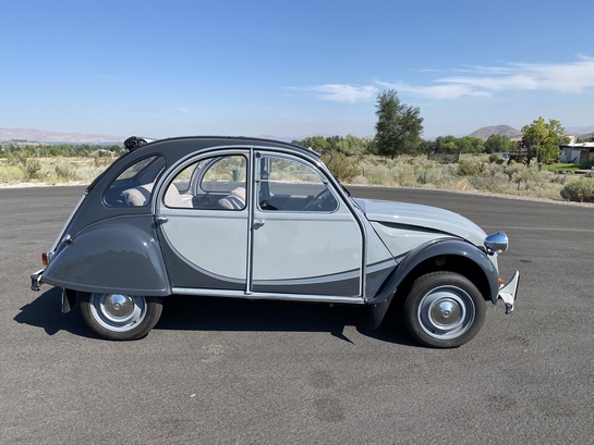 Restored Grey 2CV6 Charleston